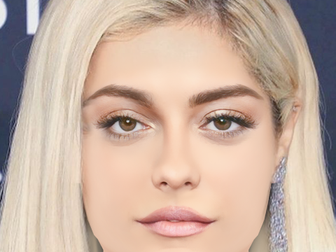 Bebe Rexha Head - No Hair - Low poly head for game 3D Model
