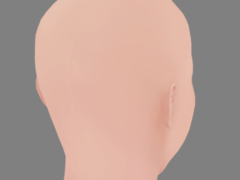 Billie Eilish Head - No Hair - Low poly head for game 3Dモデル