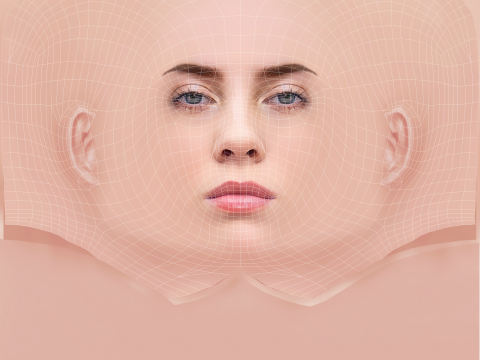 Billie Eilish Head - No Hair - Low poly head for game 3Dモデル