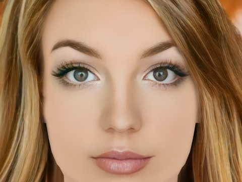 Britney Spears Head - No Hair - Low poly head for game 3D Model