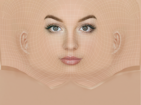 Britney Spears Head - No Hair - Low poly head for game 3Dモデル