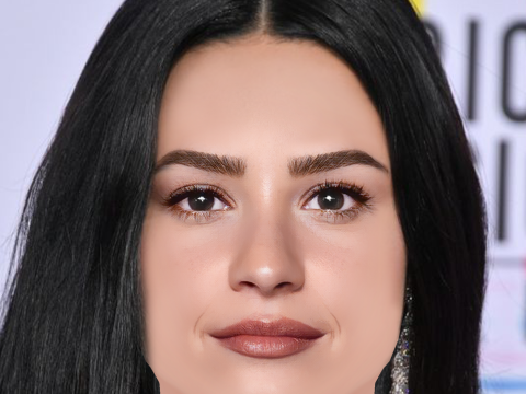 Demi Lovato Head - No Hair - Low poly head for game 3D Model