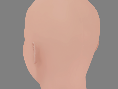 Demi Lovato Head - No Hair - Low poly head for game 3Dモデル