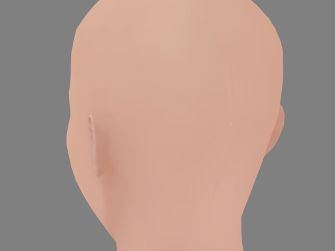 Dua Lipa Head - No Hair - Low poly head for game 3D Модель