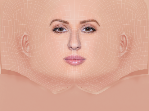 Elle Goulding Head - No Hair - Low poly head for game Modello 3D