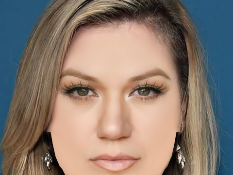 Kelly Clarkson Head - No Hair - Low poly head for game 3D 모델