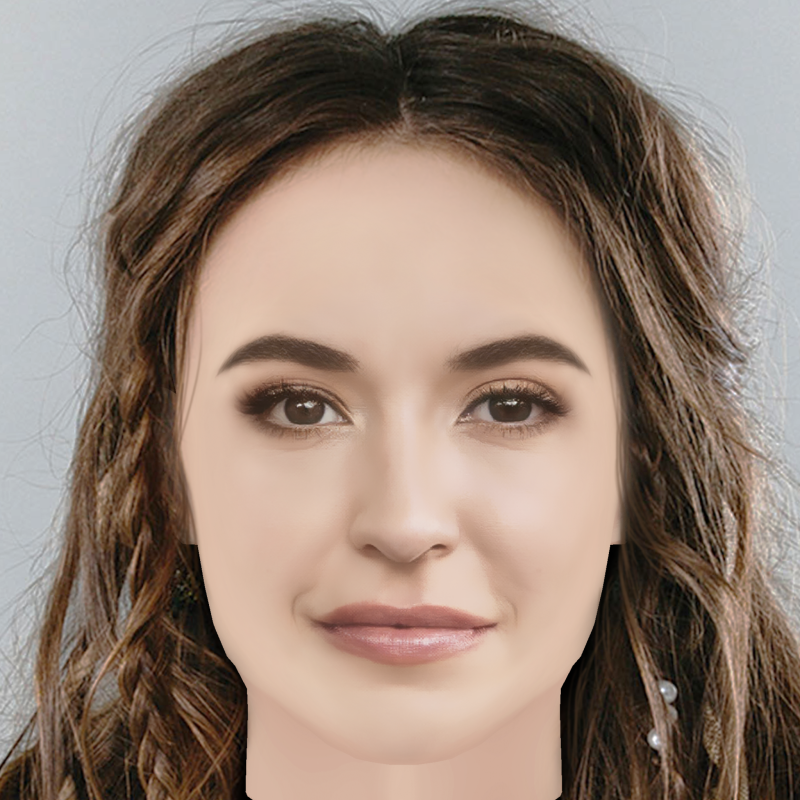 Lauren Daigle Head - No Hair - Low poly head for game 3D Модель .c4d .max .obj .3ds .fbx .stl .blend