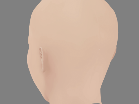 Lauren Daigle Head - No Hair - Low poly head for game 3D Модель
