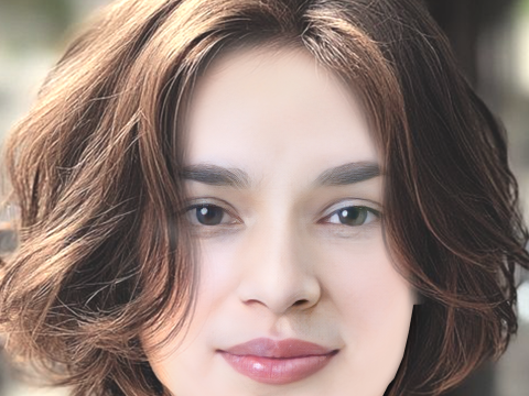 Norah Jones Head - No Hair - Low poly head for game 3D Model