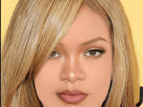 Rihanna Head - No Hair - Low poly head for game 3Dモデル
