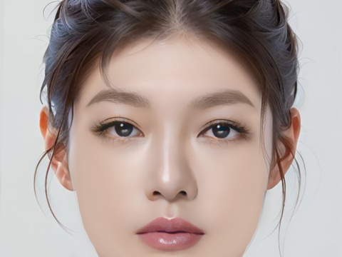Barbie Hsu Head - No Hair - Low poly head for game 3D मॉडल