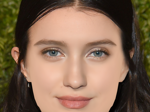 Julia Goldani Telles Head - No Hair - Low poly head for game 3Dモデル