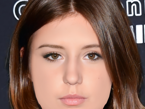 Adele Exarchopoulos Head - No Hair - Low poly head for game 3D Model