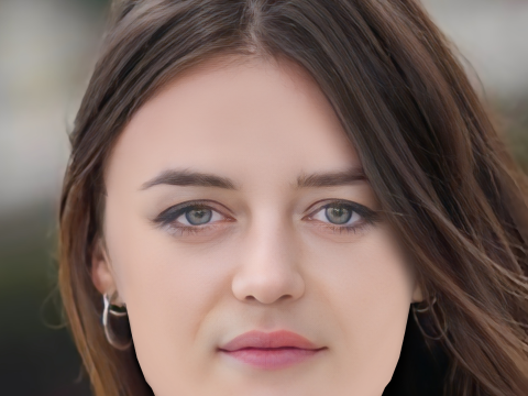 Adele Wismes Head - No Hair - Low poly head for game 3D Model