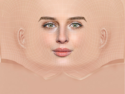 Alice Pagani Head - No Hair - Low poly head for game 3D 모델