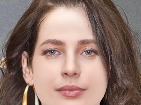Yuliya Snigir Head - No Hair - Low poly head for game 3D Model