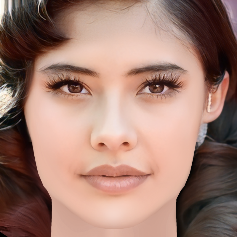 Xochitl Gomez Head - No Hair - Low poly head for game 3D-Modell .c4d .max .obj .3ds .fbx .stl .blend
