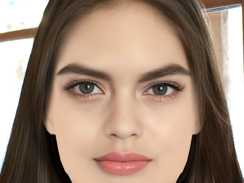 Vladislava Evtushenko Head - No Hair - Low poly head for game 3D 模型