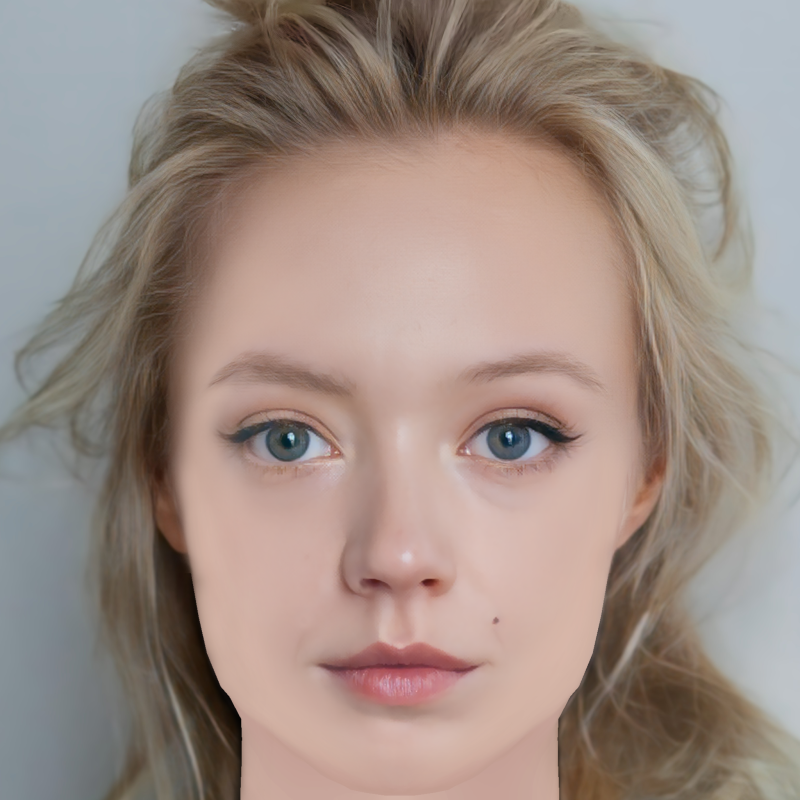 Viktoriya Agalakova Head - No Hair - Low poly head for game 3D Model .c4d .max .obj .3ds .fbx .stl .blend