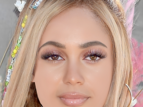 Vanessa Morgan Head - No Hair - Low poly head for game 3D Model