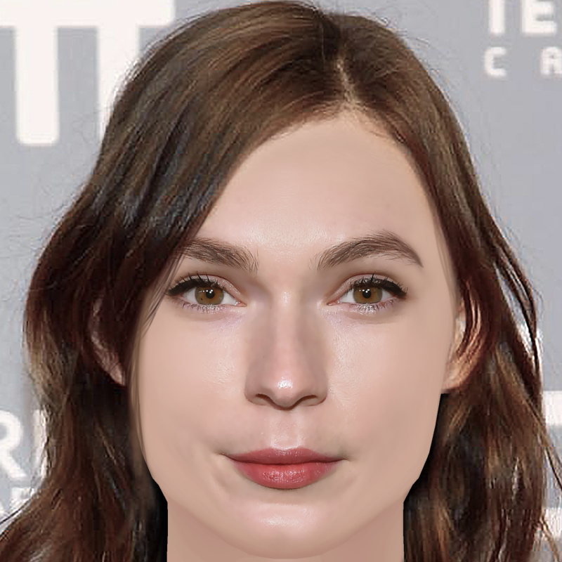 Tilda Cobham-Hervey Head - No Hair - Low poly head for game Modelo 3D .c4d .max .obj .3ds .fbx .stl .blend
