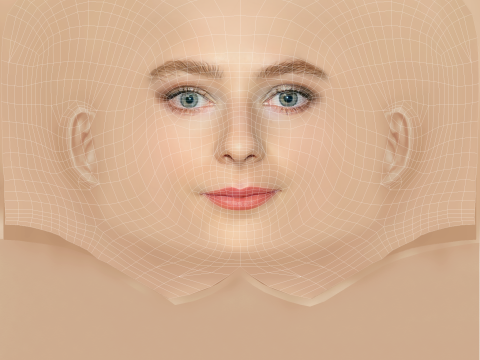 Thomasin McKenzie Head - No Hair - Low poly head for game 3D 모델