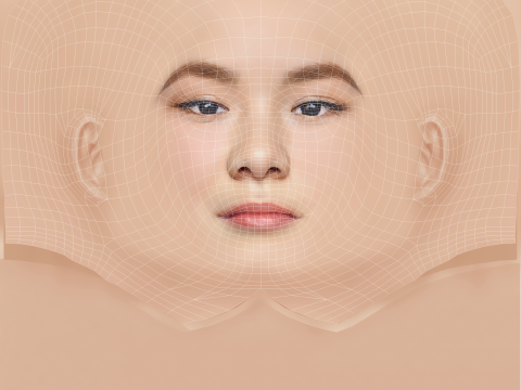 Thaddea Graham Head - No Hair - Low poly head for game Modello 3D