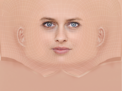 Teresa Palmer Head - No Hair - Low poly head for game 3Dモデル