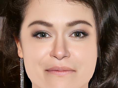 Tatiana Maslany Head - No Hair - Low poly head for game 3Dモデル
