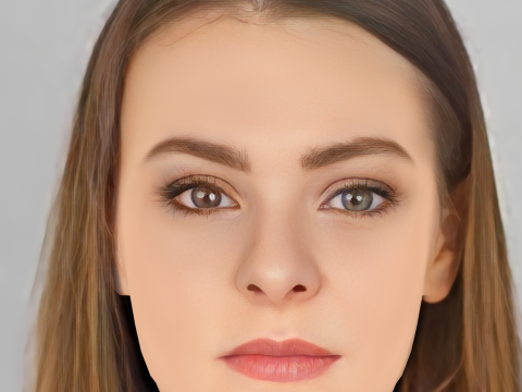 Sydney Wade Head - No Hair - Low poly head for game 3D Model