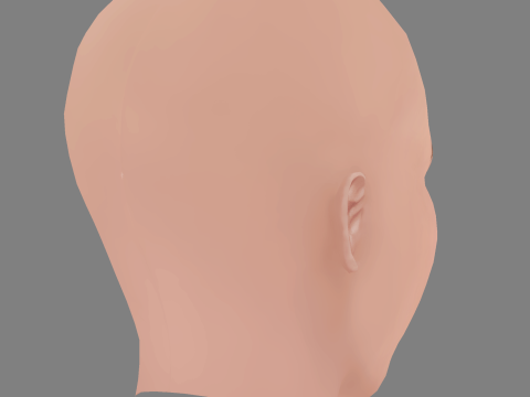 Sophie Lowe Head - No Hair - Low poly head for game 3D Model
