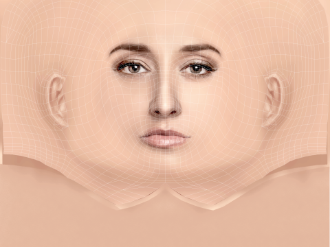 Sofia Sisniega Head - No Hair - Low poly head for game Model 3D