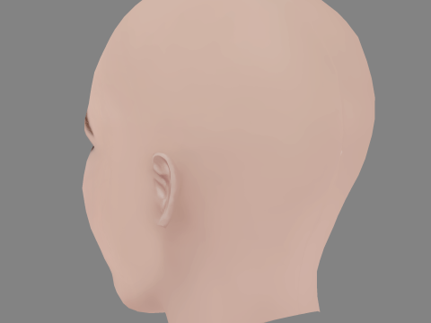 Sierra McCormick Head - No Hair - Low poly head for game 3D मॉडल