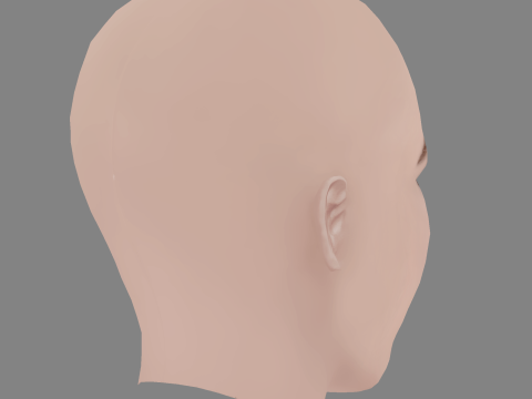 Sierra McCormick Head - No Hair - Low poly head for game 3D मॉडल