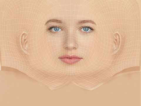 Shay Rudolph Head - No Hair - Low poly head for game 3D Модель