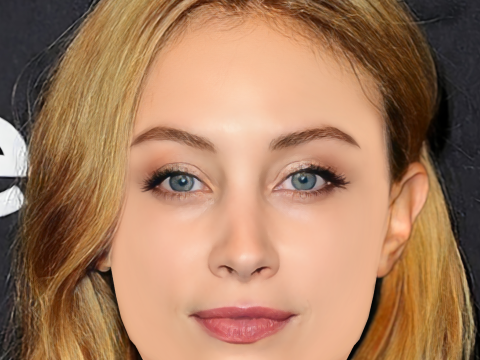 Sarah Gadon Head - No Hair - Low poly head for game 3D Model