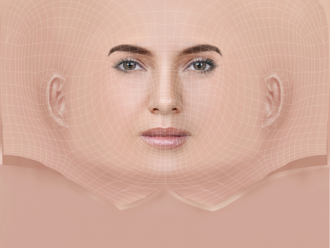 Sara Maldonado Head - No Hair - Low poly head for game Modelo 3D
