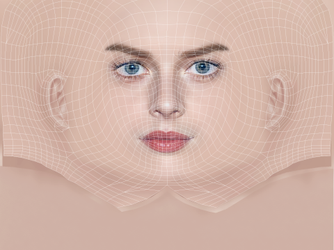 Samara Weaving Head - No Hair - Low poly head for game Modello 3D