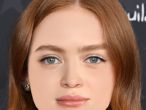 Sadie Sink Head - No Hair - Low poly head for game 3D Model