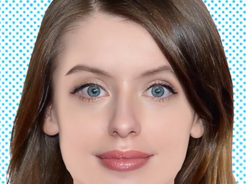 Rosie Day Head - No Hair - Low poly head for game 3D Model