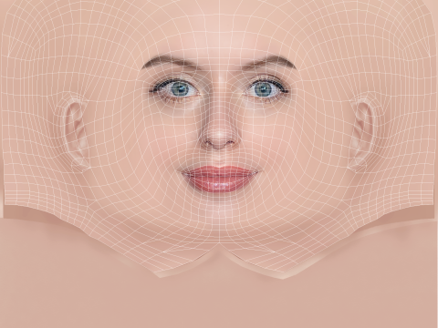 Rosie Day Head - No Hair - Low poly head for game 3D मॉडल
