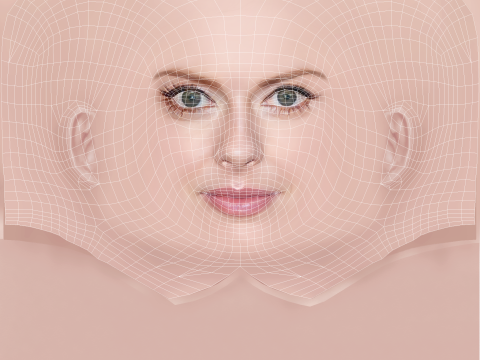 Rose McIver Head - No Hair - Low poly head for game 3D 模型