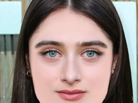 Raffey Cassidy Head - No Hair - Low poly head for game 3D Model