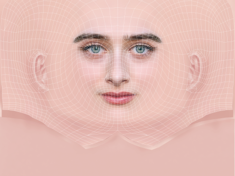 Raffey Cassidy Head - No Hair - Low poly head for game 3D Model