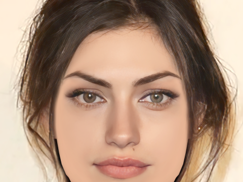Phoebe Tonkin Head - No Hair - Low poly head for game 3Dモデル
