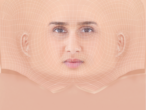 Oulaya Amamra Head - No Hair - Low poly head for game 3D Model