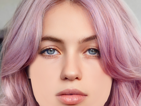 Olivia Scott Welch Head - No Hair - Low poly head for game 3D Model