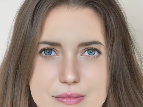 Nathalia Dill Head - No Hair - Low poly head for game 3D Model