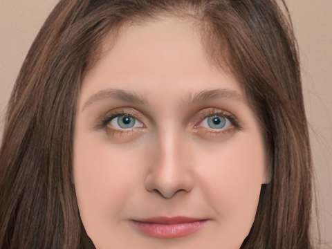 Natasha Dupeyron Head - No Hair - Low poly head for game 3D Model