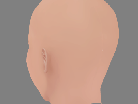 Natasha Dupeyron Head - No Hair - Low poly head for game Modelo 3D
